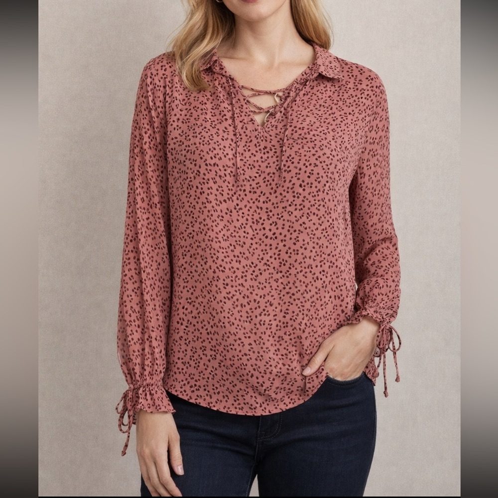 SCOTCH & SODA Lace Up Top Size XS